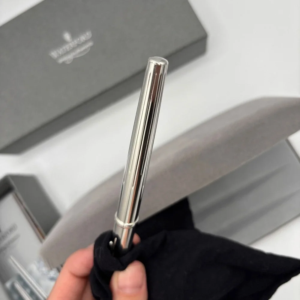 Waterford Silver Glen Guilloche Rollerball Pen W407 | NEW in Box Graduation gift